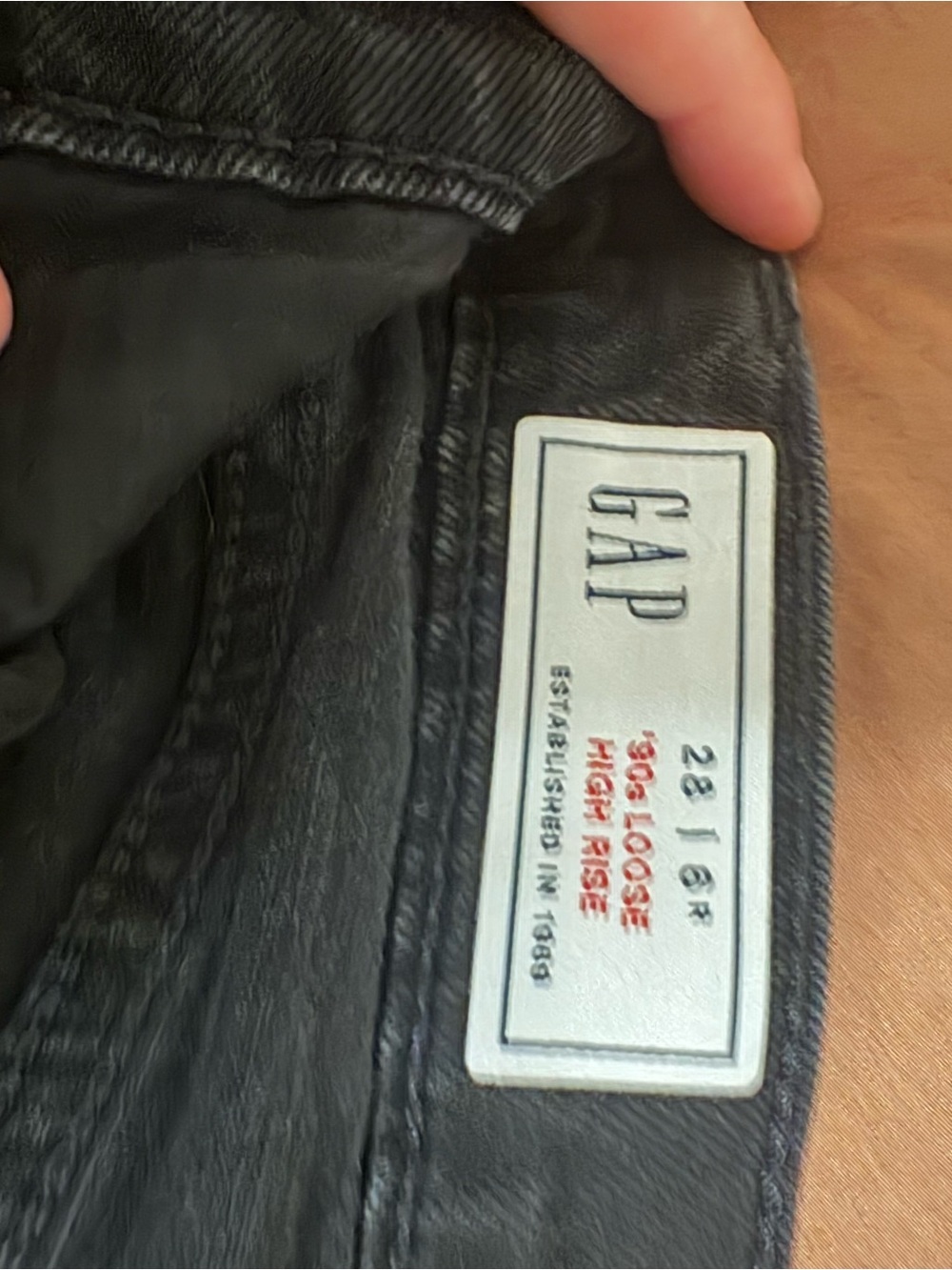 GAP Straight Leg Women's Jeans in Black Denim